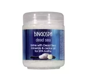 BINGOSPA DEAD SEA СОЛЬ ДЛЯ ВАННЫ SPA 550Г
