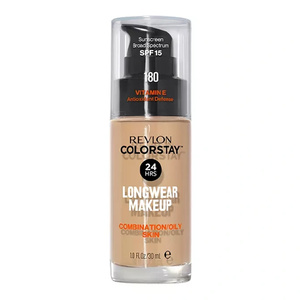 REVLON COLORSTAY ТОНАЛЬНОЕ СРЕДСТВО С ВИТАМИНОМ E ДЛЯ ЖИРНОЙ КОЖИ 180 SAND BEIGE 30МЛ