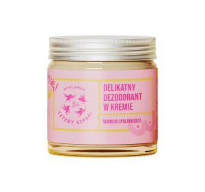 MYDLARNIA CZTERY SZPAKI ДЕЛИКАТНЫЙ КРЕМОВЫЙ ДЕЗОДОРАНТ ВАНИЛЬ И ПАЛЬМАРОЗА 60МЛ