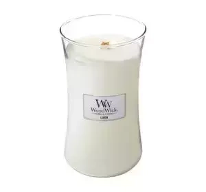 WOODWICK LARGE JAR CANDLE АРОМАТИЧЕСКАЯ СВЕЧА LINEN 610Г