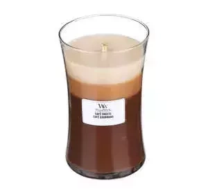WOODWICK LARGE JAR CANDLE АРОМАТИЧЕСКАЯ СВЕЧА TRILOGY CAFE SWEETS 610Г