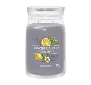 YANKEE CANDLE SIGNATURE АРОМАТИЧЕСКАЯ СВЕЧА BLACK TEA & LEMON 567Г