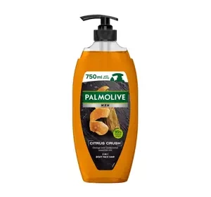 PALMOLIVE MEN CITRUS CRUSH ГЕЛЬ ДЛЯ ДУША 3В1 ДЛЯ ТЕЛА, ЛИЦА И ВОЛОС 750МЛ