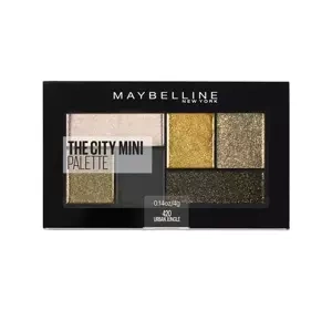 MAYBELLINE THE CITY MINI PALETTE ПАЛЕТКА ТЕНЕЙ ДЛЯ ВЕК 420 URBAN JUNGLE 6Г