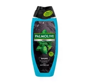 PALMOLIVE MEN SPORT ГЕЛЬ ДЛЯ ДУША 3В1 ДЛЯ ТЕЛА, ЛИЦА И ВОЛОС 500МЛ