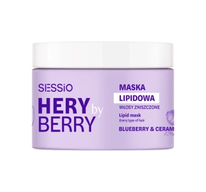 Sessio Hery By Berry Blueberry & Ceramides липидная маска для поврежденных волос 250 мл