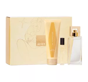 AVON ATTRACTION ПОДАРОЧНЫЙ НАБОР ДЛЯ ЖЕНЩИН EDP 50МЛ + 10МЛ + БАЛЬЗАМ 150МЛ