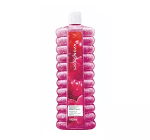 AVON SENSES BUBBLE BATH ЛОСЬОН ДЛЯ КУПАНИЯ RASPBERRY DELIGHT 1000МЛ