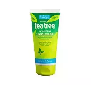 BEAUTY FORMULAS TEA TREE ОТШЕЛУШИВАЮЩИЙ ГЕЛЬ ДЛЯ МИТЬЯ ЛИЦА 150 МЛ