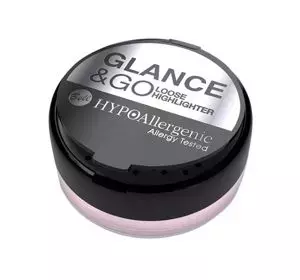 BELL HYPOALLERGENIC GLANCE&GO LOOSE HIGHLIGHTER ХАЙЛАЙТЕР 02 PINKY PROMISE