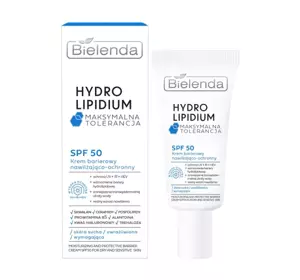 BIELENDA HYDRO LIPIDIUM УВЛАЖНЯЮЩИЙ И ЗАЩИТНЫЙ КРЕМ ДЛЯ ЛИЦА SPF50 30МЛ