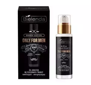 BIELENDA ONLY FOR MEN BARBER EDITION УВЛАЖНЯЮЩЕ-ТОНИЗИРУЮЩИЙ ГЕЛЬ-БУСТЕР 30МЛ