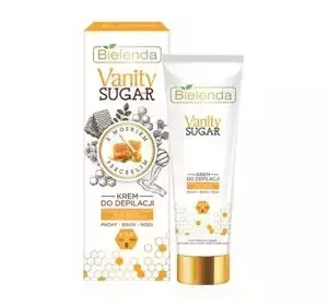 BIELENDA VANITY SUGAR КРЕМ ДЛЯ ДЕПИЛЯЦИИ С ПЧЕЛИНЫМ ВОСКОМ 100МЛ