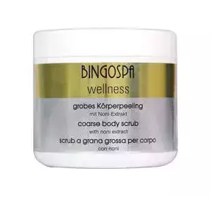 BINGOSPA BODY SCRUB LOYUS AND NONI ГРУБОЗЕРНИСТЫЙ ПИЛИНГ ДЛЯ ТЕЛА 550Г