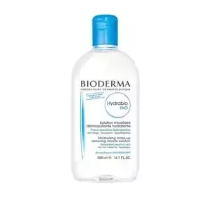 BIODERMA HYDRABIO H2O УВЛАЖНЯЮЩАЯ МИЦЕЛЛЯРНАЯ ЖИДКОСТЬ ДЛЯ ДЕМАКИЯЖА И ОЧИЩЕНИЯ ЛИЦА 500МЛ