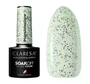 CLARESA SOAK OFF ГЕЛЬ-ЛАК MARSHMALLOW 9 5МЛ