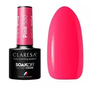 CLARESA SOAK OFF ГЕЛЬ-ЛАК PINK 530 5Г