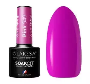 CLARESA SOAK OFF ГЕЛЬ-ЛАК PINK 549 5МЛ