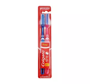 COLGATE DOUBLE ACTION ЗУБНАЯ ЩЕТКА MEDIUM 2 ШТ