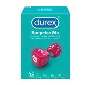 DUREX SUPRISE ME VARIETY ПРЕЗЕРВАТИВЫ 40 ШТУК