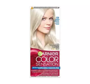 GARNIER COLOR SENSATION ОСВЕТЛЯЮЩАЯ КРАСКА ДЛЯ ВОЛОС S9 СЕРЕБРЯНЫЙ ПЕПЕЛЬНЫЙ БЛОНД