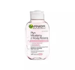 GARNIER SKIN NATURALS МИЦЕЛЛЯРНОЕ СРЕДСТВО С РОЗОВОЙ ВОДОЙ 100МЛ