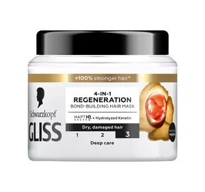 GLISS 4-IN-1 REGENERATION МАСКА ДЛЯ ВОЛОС 400МЛ