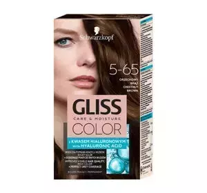 GLISS CARE & MOISTURE COLOR КРАСКА ДЛЯ ВОЛОС С ГИАЛУРОНОВОЙ КИСЛОТОЙ 5-65