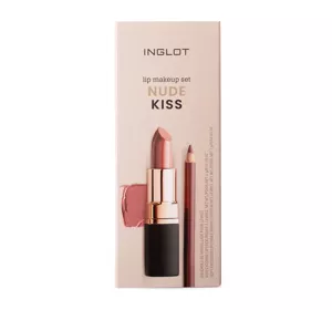 Inglot набор косметики для макияжа губ Nude Kiss