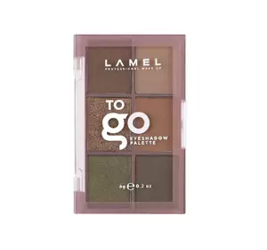 LAMEL TO GO КОМПАКТНАЯ ПАЛЕТКА ТЕНЕЙ ДЛЯ ВЕК 403 6Г