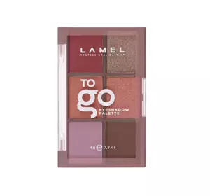 LAMEL TO GO КОМПАКТНАЯ ПАЛЕТКА ТЕНЕЙ ДЛЯ ВЕК 404 6Г