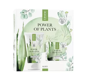 LIRENE POWER OF PLANTS ALOES ПОДАРОЧНЫЙ НАБОР КОСМЕТИКИ КРЕМ + ГЕЛЬ ДЛЯ УМЫВАНИЯ