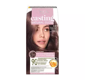 LOREAL CASTING NATURAL GLOSS КРАСКА ДЛЯ ВОЛОС 523 HAZELNUT LIGHT BROWN