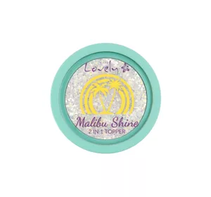 LOVELY MALIBU SHINE ГЛИТЕРНЫЙ ТОППЕР 2В1 ДЛЯ ЛИЦА И ТЕЛА 1