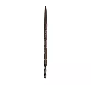 LUMENE LONGWEAR EYEBROW DEFINER ВЕГАНСКИЙ АВТОМАТИЧЕСКИЙ КАРАНДАШ ДЛЯ БРОВЕЙ 3 ASH BROWN 0,09Г