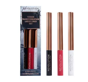 MAKEUP REVOLUTION TWISTED FANTASY НАБОР ПОДВОДОК ДЛЯ ГЛАЗ 3 x 2,5МЛ