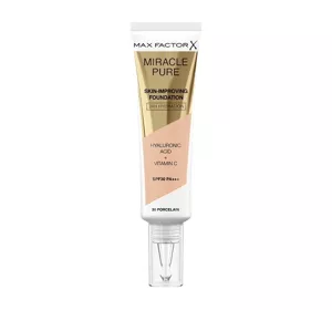 MAX FACTOR MIRACLE PURE ТОНАЛЬНОЕ СРЕДСТВО ДЛЯ УЛУЧШЕНИЯ СОСТОЯНИЯ КОЖИ 30 PORCELAIN 30МЛ