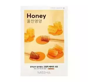 MISSHA AIRY FIT SHEET MASK ОСВЕТЛЯЮЩЕ-ПИТАТЕЛЬНАЯ ТКАНЕВАЯ МАСКА МЕД 19Г