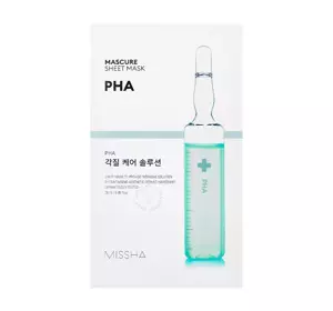 MISSHA MASCURE ТКАНЕВАЯ МАСКА ДЛЯ ЛИЦА PHA 28МЛ