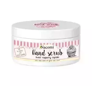 NACOMI HAND SCRUB САХАРНЫЙ СКРАБ ДЛЯ РУК МАЛИНОВЫЙ КАПКЕЙК