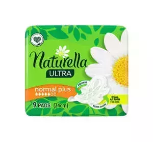 NATURELLA ULTRA NORMAL PLUS 24 СМ ГИГИЕНИЧЕСКИЕ ПРОКЛАДКИ С КРЫЛЬЦАМИ 9 ШТ