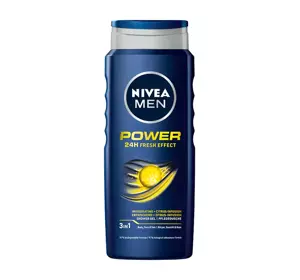 NIVEA MEN POWER FRESH ГЕЛЬ ДЛЯ ДУША ДЛЯ МУЖЧИН ДЛЯ ТЕЛА, ЛИЦА И ВОЛОС 500МЛ