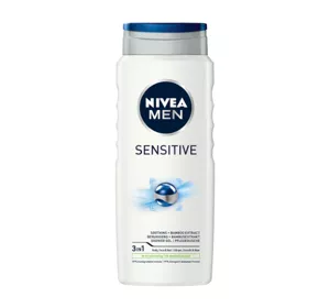 NIVEA MEN SENSITIVE ДЕЛИКАТНЫЙ ГЕЛЬ ДЛЯ ДУША ДЛЯ МУЖЧИН ДЛЯ ТЕЛА, ЛИЦА И ВОЛОС 500МЛ