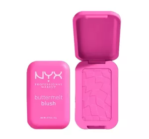 NYX PROFESSIONAL MAKEUP BUTTERMELT КОМПАКТНЫЕ РУМЯНА ДЛЯ ЩЕК 01 MY BUTTA HALF 5Г