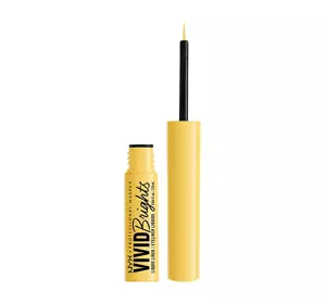 NYX PROFESSIONAL MAKEUP VIVID BRIGHTS ЖИДКАЯ ПОДВОДКА ДЛЯ ГЛАЗ 03 HAD ME AT YELLOW 2МЛ