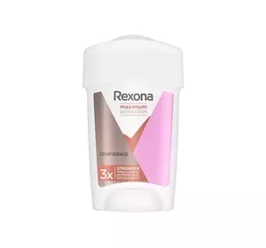 REXONA MAXIMUM PROTECTION АНТИПЕРСПИРАНТ В ФОРМЕ КРЕМА ДЛЯ ЖЕНЩИН CONFIDENCE 45МЛ