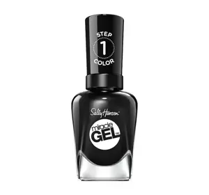 SALLY HANSEN ЛАК MIRACLE GEL BLACK O 460