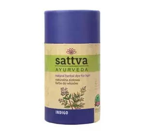 SATTVA AYURVEDA НАТУРАЛЬНАЯ ТРАВЯНАЯ КРАСКА НА ОСНОВЕ ХНЫ ИНДИГО 150Г