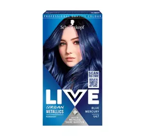 SCHWARZKOPF LIVE INTENSE COLOUR URBAN METALLICS КРАСКА ДЛЯ ВОЛОС U67 BLUE MERCURY