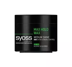 SYOSS MAX HOLD ВОСК ДЛЯ УКЛАДКИ ВОЛОС 150МЛ